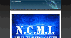 Desktop Screenshot of ncmitraining.com